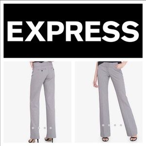 Express Design Studio Editor pants gray pinstripe
